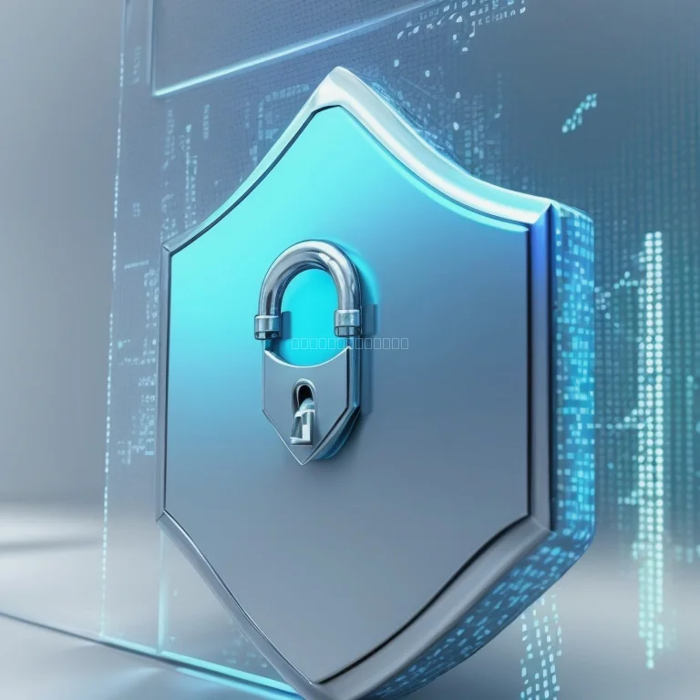 Data encryption illustration